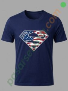 kaos anak karakter S america biru