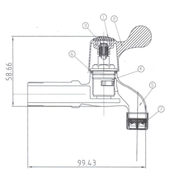 ONDA Kran Air Tembok A 801 T 1/2 In Kran Taman Keran Wudhu Anti Bocor Kran Dinding Kran Toilet Mandi - Gambar 4