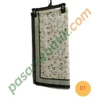 Hijab Voal Premium Motif Floral Anti Gerah | Segiempat Flora A’isyah (Beli 3 HEMAT!) - Gambar 20