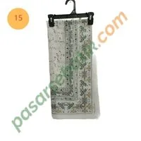 Hijab Voal Premium Motif Floral Anti Gerah | Segiempat Flora A’isyah (Beli 3 HEMAT!) - Gambar 6