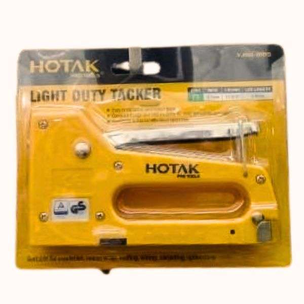 HOTAK Light Duty Tacker 4–8 mm – Staple Gun Serbaguna untuk Kayu, Kain & DIY
