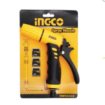 INGCO HWSG032 Spray Nozzle – Kepala Semprot Air Multifungsi untuk Kebun, Cuci Motor & Mobil