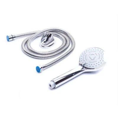 Shower Set Chrome + Selang Stainless 1.5M – Hand Shower Tekanan Kuat & Anti Bocor