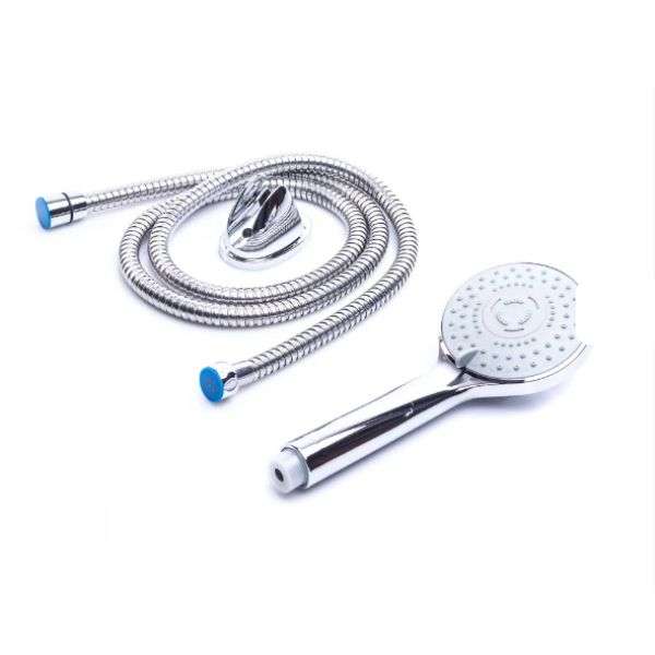 Shower Set Chrome + Selang Stainless 1.5M – Hand Shower Tekanan Kuat & Anti Bocor