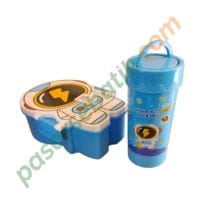 Kotak Bekal Anak Sekolah Bento Set Astronot 3D | Termurah, Anti Campur & Free Tumbler