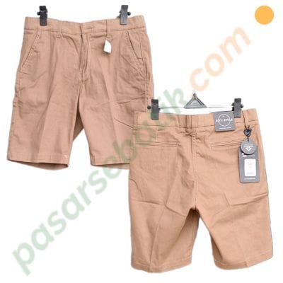Celana Chinos Pendek Pria Riyu Style Premium Katun Twill