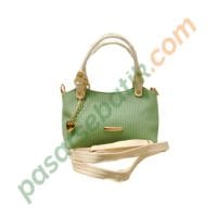 THE ARCHETYPE - Tas Shoulder Bag Linen Struktur Wanita Minimalis Effortless Chic