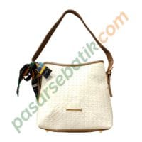 AURORA LUX Tas Wanita High-End | Mini Tote Kulit Tekstur Quilted | Gaya Profesional Effortless Chic