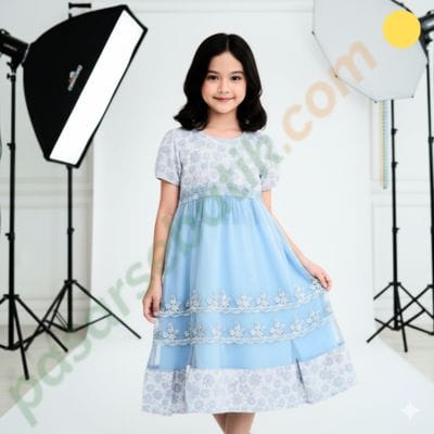 Gaun Pesta Anak Perempuan Valerie Royal 34600213 Mewah - Size 140 Premium