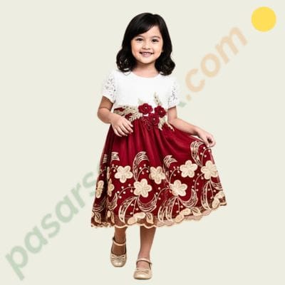 Gaun Pesta Anak Perempuan Elysian Kids 34601419 Mewah - Dress Premium
