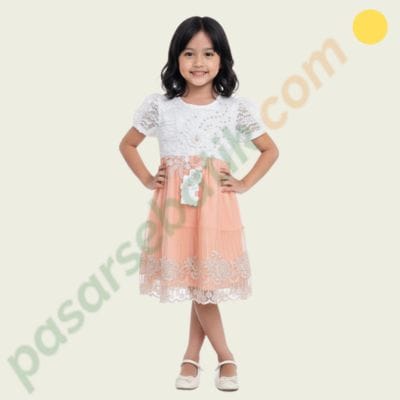 Gaun Pesta Anak Mewah Kualitas Butik VÉRAZA LUXE 34600200 Dress Kondangan