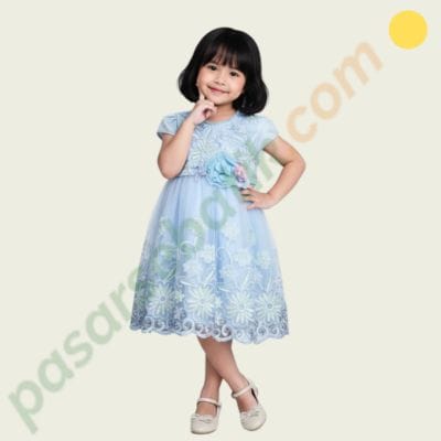Gaun Pesta Anak Perempuan Mewah Dress Kondangan ÉLARA KIDS 3460095 - Size 40