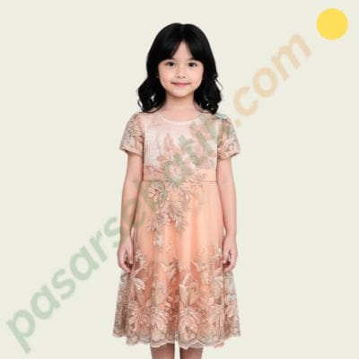 Gaun Pesta Bayi Perempuan Mewah Dress Kondangan AURORE PARIS 34600201 - Size 80