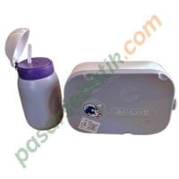 [TERLARIS] Kotak Bekal Anak Bento Set 3 Sekat Termurah | LUNCH UP! Minimalis + Sendok & Tumbler Gratis