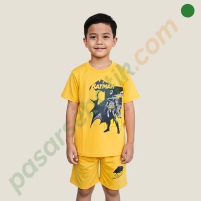 Setelan Baju Anak Laki Laki Batman Machine Boy 31701160 Kuning Murah