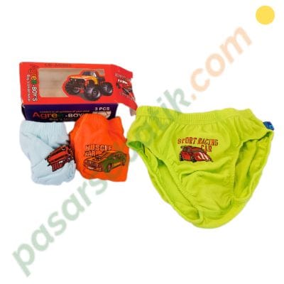 CD Anak Laki-laki Agree 36109007 XL Isi 3 Pcs Celana Dalam Mobil Racing