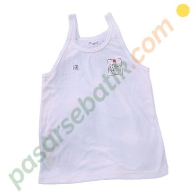 Jual Boy London 36201068 Singlet Kaos Dalam Anak Putih Salur Katun Premium Tebal No 38