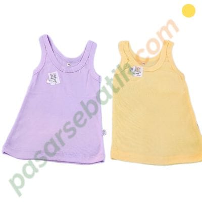 Baju Singlet Balita Kaos Dalam Anak Katun Adem Warna Warni Size M 36201105