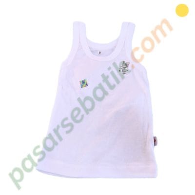 Singlet Kaos Dalam Anak Putih Polos NASUKA 41100017 Katun Adem SNI Size S