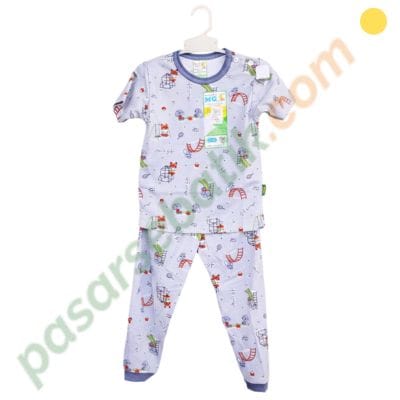 Piyama Anak Mom’s Gift Ukuran L Motif Hewan Lucu | Baju Tidur Anak Adem & Nyaman untuk Tidur Nyenyak - Gambar 2