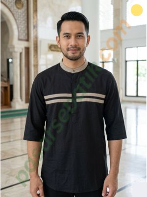 model baju koko lengan 3/4 Sajuak-218.900-L-21601003